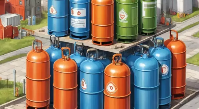 Правила хранения газовых баллонов и оборудования на дачном участке