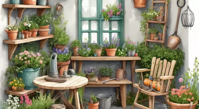Идеи для стилизации уютных уголков в вашем саду